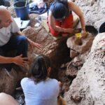 Equipo investigación en israel cueva Rakefet