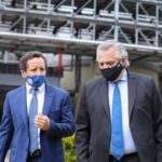 Cervecería y Maltería Quilmes anuncia inversiones por más de U$65millones 3 El presidente de Argentina Alberto Fernandez y Martín Ticinese, presidente de Cervecería y Maltería Quilmes