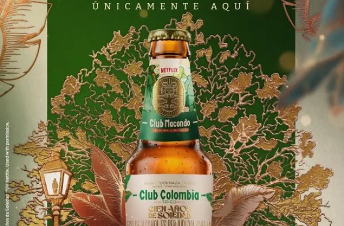 Edición limitada Club Colombia x Netflix inspirada en Cien años de soledad
