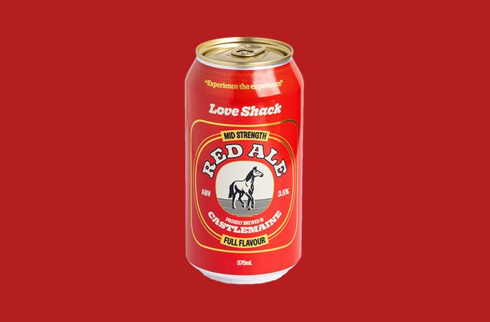 love shack red ale lata retro anos 70