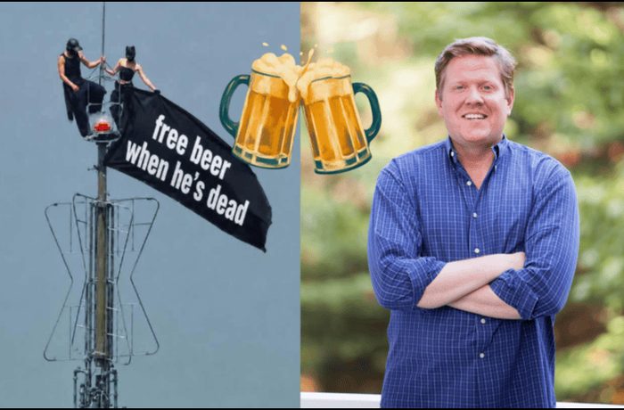 Quién es Kirk Bangstad, el dueño de Minocqua Brewing Company que prometió cervezas gratis con la muerte de Trump 14 Kirk Bangstad, dueño de Minocqua Brewing Company en Wisconsin