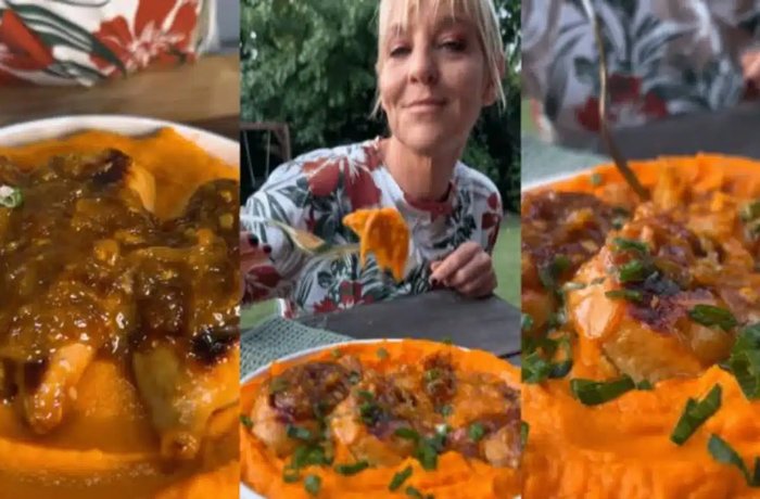 Pollo a la cerveza agridulce: la receta de Jimena Monteverde que conquista la mesa 4 pollo a la cerveza agridulce con puré de zanahoria, receta de Jimena Monteverde