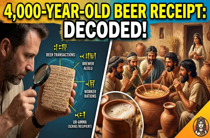Un recibo de cerveza cuneiforme de 4.000 años descodificado en Dinamarca revela cómo Mesopotamia distribuía y categorizaba la cerveza 1 Un recibo de cerveza cuneiforme de 4.000 años descodificado en Dinamarca revela cómo Mesopotamia distribuía y categorizaba la cerveza