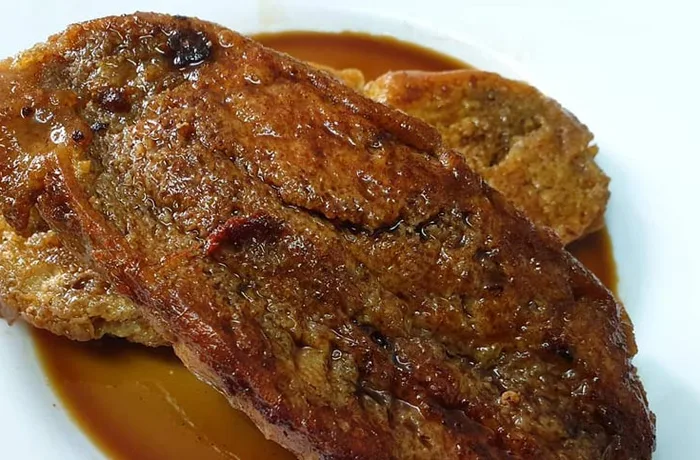 Torrijastout: torrijas con almíbar de cerveza Imperial Stout 2 torrijas con almíbar de cerveza imperial stout torrijastout