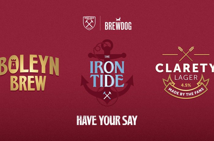 West Ham United y BrewDog lanzan una cerveza cuyo nombre eligieron los aficionados