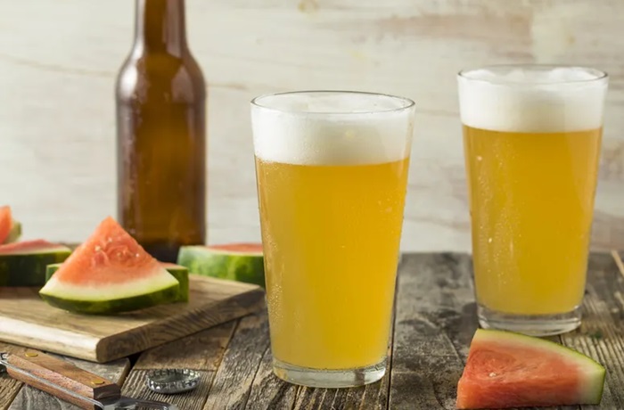 Cerveza y sandía Cerveza y sandía