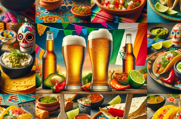 Maridaje de cerveza y comida mexicana