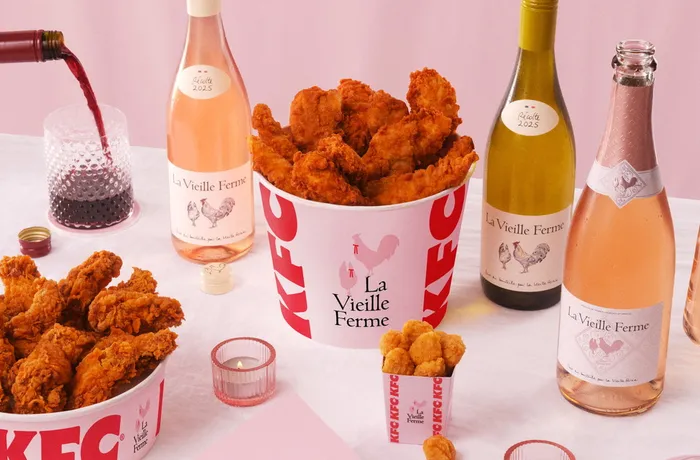KFC y La Vieille Ferme abrirán un bar pop-up de vino en Londres