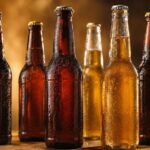 Latas de cerveza en un lineal de supermercado en España