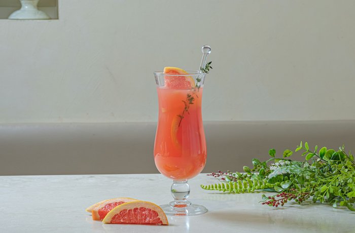 blanc blush coctel vino espumoso pomelo rosado