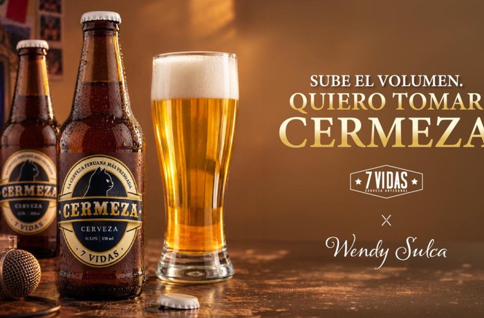 Cermeza Cerveza, la lager peruana de Wendy Sulca y la cervecería 7 Vidas